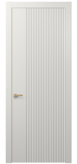 Дверь межкомнатная АКП 8643 МСР. Цвет Матовый серый. Материал Гладкая эмаль. Коллекция Альба. Картинка.