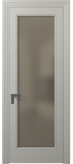Дверь межкомнатная 8300 МТСР БР САТ. Цвет Матовый тёплый серый. Материал Гладкая эмаль. Коллекция Rocca. Картинка.