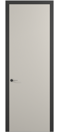 Дверь межкомнатная 0010 АКП ПЭСС. Цвет ПЭТ светло-серый. Материал ПЭТ. Коллекция Planum Pro. Картинка.