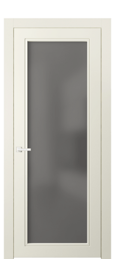 Дверь межкомнатная 8000 ММБ СЕР САТ. Цвет Матовый молочно-белый. Материал Гладкая эмаль. Коллекция Neo Classic. Картинка.