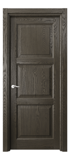 Дверь межкомнатная 0731 ДСЕ.Б. Цвет Дуб серый брашированный. Материал Массив дуба брашированный. Коллекция Lignum. Картинка.