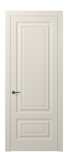 Дверь межкомнатная АКП 8441 МБСР. Цвет Матовый бежево-серый. Материал Гладкая эмаль. Коллекция Mascot. Картинка.