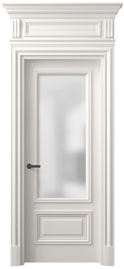 Дверь межкомнатная 7306 БПБЛ САТ. Цвет Бук пудровый белый. Материал Массив бука эмаль. Коллекция Antique. Картинка.