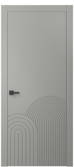 Межкомнатная дверь 8059 МНСР. Цвет Матовый нейтральный серый. Материал Гладкая эмаль. Коллекция Linea. Фото. Дверь межкомнатная 8059 МНСР. Цвет Матовый нейтральный серый. Материал Гладкая эмаль. Коллекция Linea. Картинка.