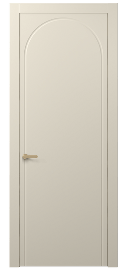 Дверь межкомнатная АКП 8647 МБСР. Цвет Матовый бежево-серый. Материал Гладкая эмаль. Коллекция Alba. Картинка.