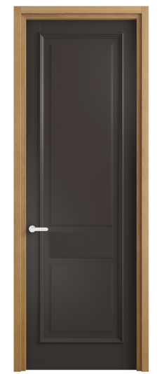 Дверь межкомнатная 6717 МАН . Цвет Матовый антрацит. Материал Гладкая эмаль. Коллекция Шарм. Картинка.