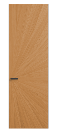 Дверь межкомнатная 0206 ДМНМР. Цвет Дуб миндальный матовый. Материал Радиальный шпон Naturwood. Коллекция Rift. Картинка.