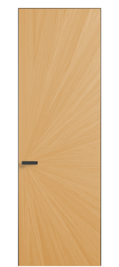 Дверь межкомнатная 0206 ДЗМЛР. Цвет Дуб золотой матовый. Материал Радиальный шпон Naturwood. Коллекция Rift. Картинка.
