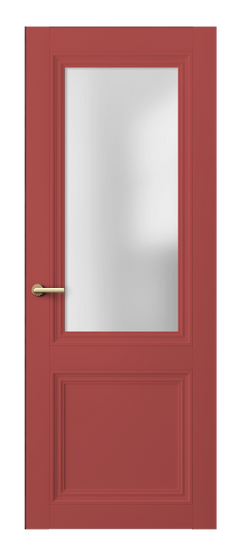 Дверь межкомнатная 2524 NCS S 3040-Y90R. Цвет NCS NCS S 3040-Y90R. Материал Гладкая эмаль. Коллекция Centro. Картинка.