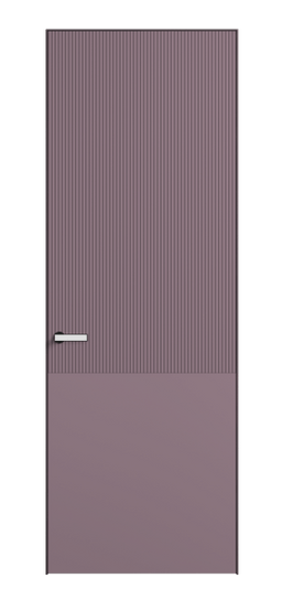 Дверь межкомнатная 8205 Пастельно-фиолетовый RAL 4009. Цвет RAL Пастельно-фиолетовый RAL 4009. Материал Гладкая эмаль. Коллекция Velvet. Картинка.