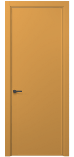 Дверь межкомнатная 8603 Пастельно-жёлтый RAL 1034. Цвет RAL Пастельно-жёлтый RAL 1034. Материал Гладкая эмаль. Коллекция Frame. Картинка.