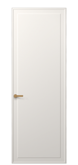 Дверь межкомнатная АКП 8602 МПБЛ. Цвет Матовый пудровый белый. Материал Гладкая эмаль. Коллекция Frame. Картинка.