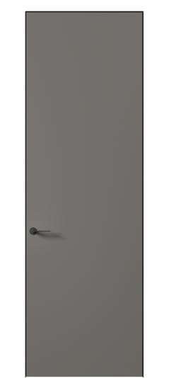 Дверь межкомнатная 0010 АКП МКЛС. Цвет Матовый классический серый. Материал Гладкая эмаль. Коллекция Planum Pro. Картинка.