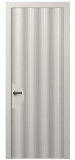 Дверь межкомнатная 8624 МОС . Цвет Матовый облачно-серый. Материал Гладкая эмаль. Коллекция Dune. Картинка.