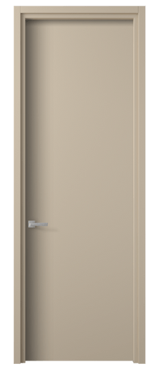 Дверь межкомнатная 0010 ПЭСК. Цвет ПЭТ серо-коричневый . Материал ПЭТ. Коллекция Planum. Картинка.