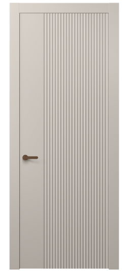 Дверь межкомнатная АКП 8643 МСБЖ. Цвет Матовый светло-бежевый. Материал Гладкая эмаль. Коллекция Alba. Картинка.