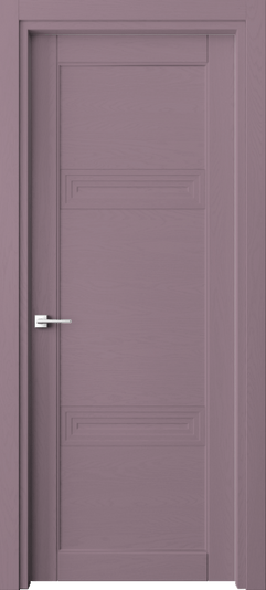 Дверь межкомнатная 6111 Пастельно-фиолетовый RAL 4009. Цвет RAL Пастельно-фиолетовый RAL 4009. Материал Массив дуба эмаль. Коллекция Ego. Картинка.