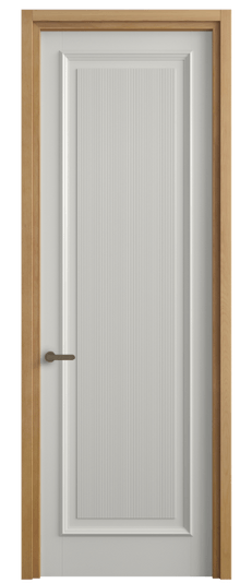 Дверь межкомнатная 6711 МСР. Цвет Матовый серый. Материал Гладкая эмаль. Коллекция Шарм. Картинка.