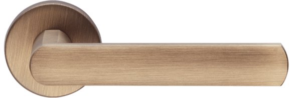 Ручки для дверей Ручка дверная Люче. Цвет Матовая бронза. Коллекция Люче. Картинка.