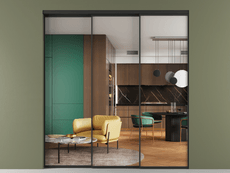 Перегородка Formato внутри проёма телескопик синхро 2