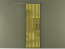 Перегородка Formato вдоль стены 1 створка