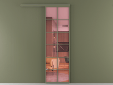 Перегородка Formato вдоль стены 1 створка