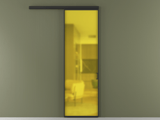 Перегородка Formato вдоль стены 1 створка