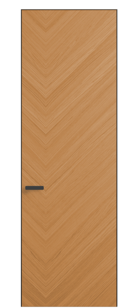 Дверь межкомнатная 0201 ДМНМР Дуб миндальный матовый. Цвет Дуб миндальный матовый рифт. Материал Радиальный шпон Naturwood. Коллекция Rift. Картинка.